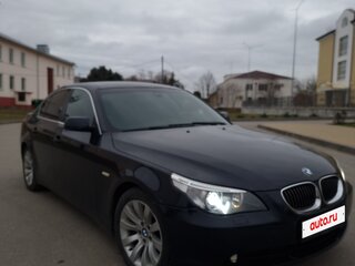 2006 BMW 5 серии 525i V (E60/E61), чёрный, 990000 рублей, вид 3