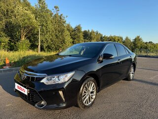 2017 Toyota Camry US Market VII (XV50) Рестайлинг, чёрный, 2150000 рублей, вид 2