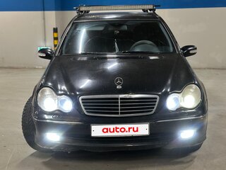2003 Mercedes-Benz C-Класс 200 II (W203), чёрный, 400000 рублей, вид 1