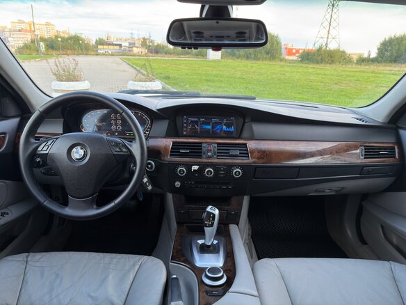 2008 BMW 5 серии 528i V (E60/E61) Рестайлинг, серый - вид 33