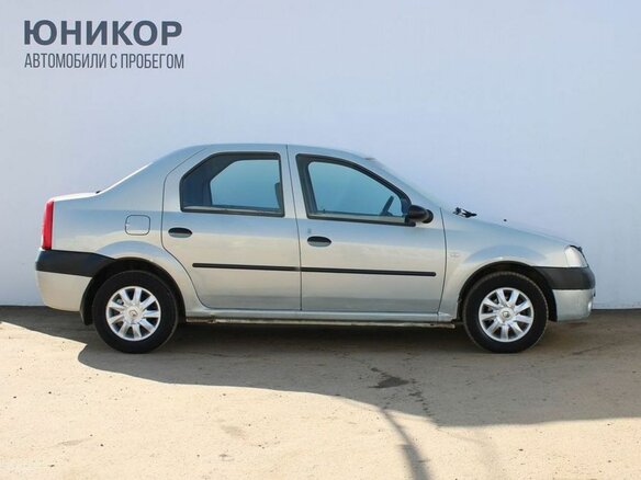 2007 Renault Logan I, серый, 249000 рублей - вид 3