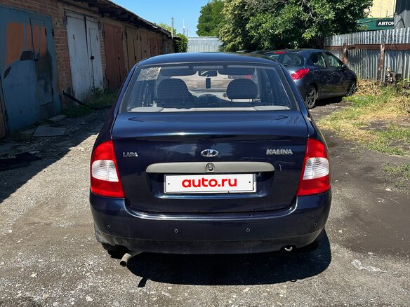 2007 Lada (ВАЗ) Kalina I, синий, 240000 рублей - вид 2