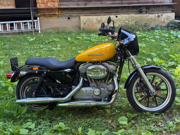 2013 Harley-Davidson Sportster 883, жёлтый, 580000 рублей - вид 8