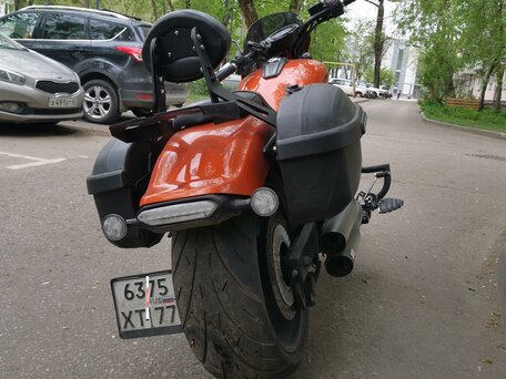 2016 Yamaha XVS1300, оранжевый, 750000 рублей, вид 5
