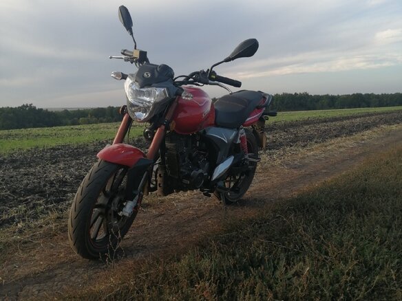 2017 Stels Flame 200, красный, 80000 рублей - вид 1
