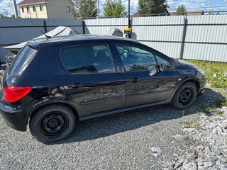 2006 Peugeot 307 I Рестайлинг, чёрный, 300000 рублей, вид 2