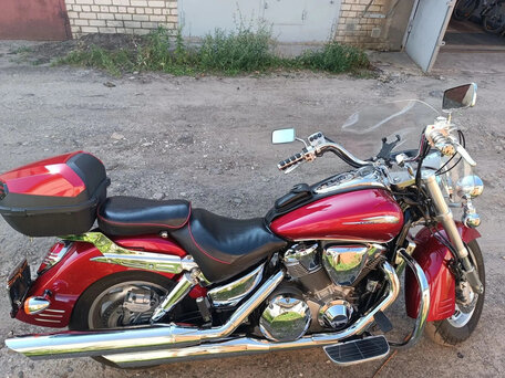 2003 Honda VTX 1800, красный, 800000 рублей, вид 4