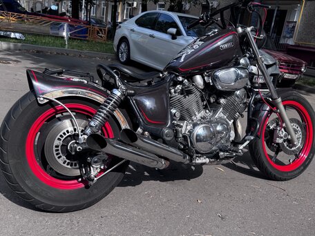 1993 Yamaha XV1100 Virago, коричневый, 400000 рублей, вид 3