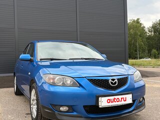 2006 Mazda 3 I (BK) Рестайлинг, синий, 425000 рублей, вид 3