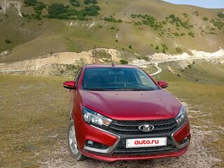 2018 Lada (ВАЗ) Vesta I, красный, 820000 рублей, вид 2