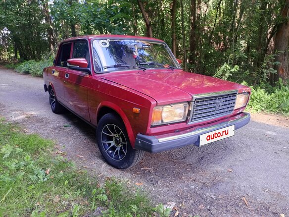 2007 Lada (ВАЗ) 2107, пурпурный - вид 3