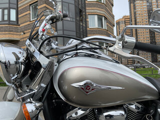 2008 Kawasaki VN900 Vulcan, белый, 499000 рублей, вид 4
