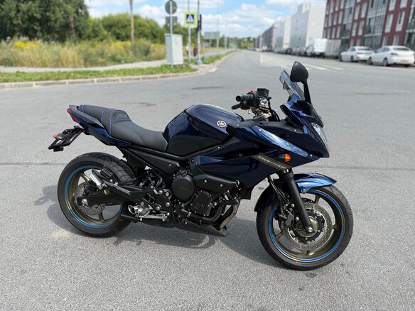 2009 Yamaha XJ6 (FZ6R), синий - вид 5