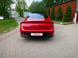 2021 Hyundai Sonata N-Line VIII (DN8), красный, 2600000 рублей, вид 5
