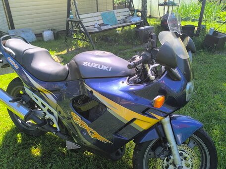 1997 Suzuki GSX 600F Katana, синий, 190000 рублей, вид 5