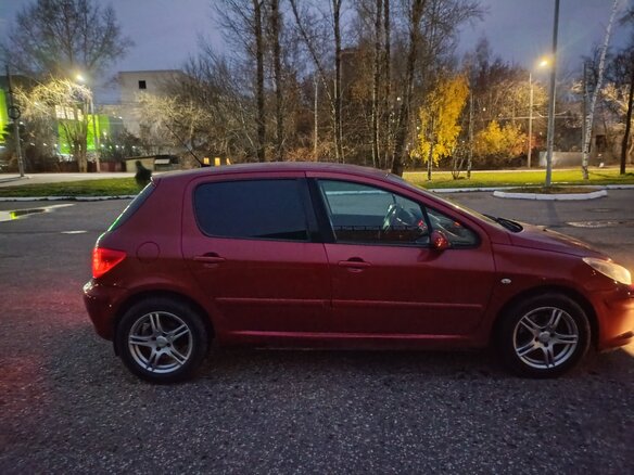 2006 Peugeot 307 I Рестайлинг, красный, 320000 рублей - вид 2