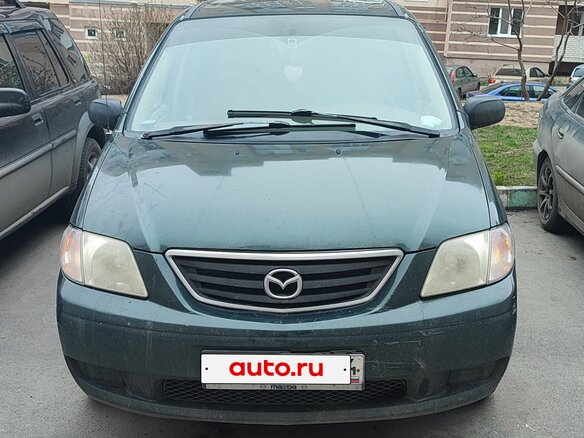 2001 Mazda MPV II (LW), зелёный, 430000 рублей - вид 1