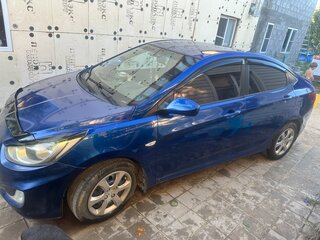 2011 Hyundai Solaris I, синий, 600000 рублей, вид 3