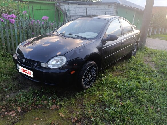 2002 Dodge Neon II, чёрный - вид 2
