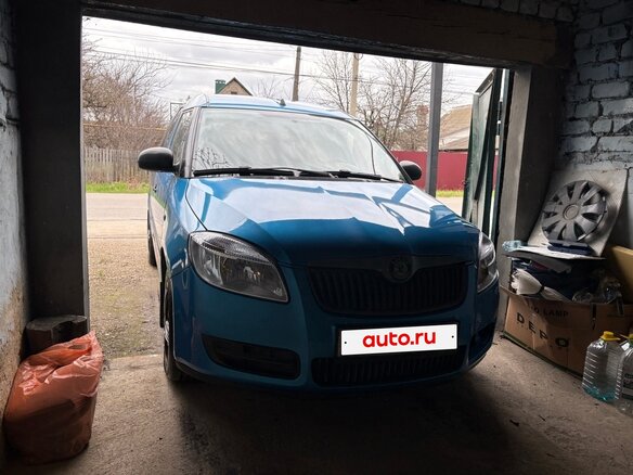 2008 Skoda Roomster I, синий