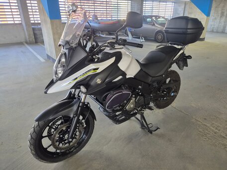 2018 Suzuki V-Strom DL 650, белый, 750000 рублей, вид 1