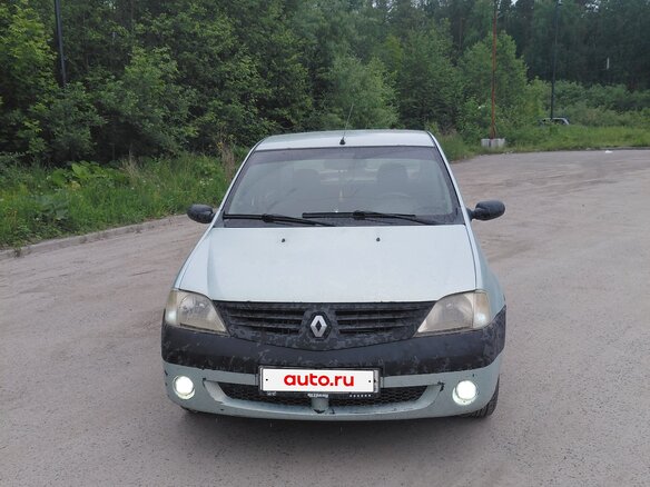 2006 Renault Logan I, зелёный, 190000 рублей - вид 6