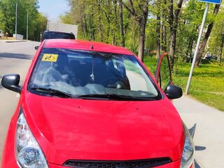2011 Chevrolet Spark III, красный, 650000 рублей, вид 2