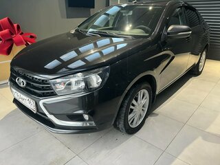 2015 Lada (ВАЗ) Vesta I, чёрный, 673000 рублей, вид 1
