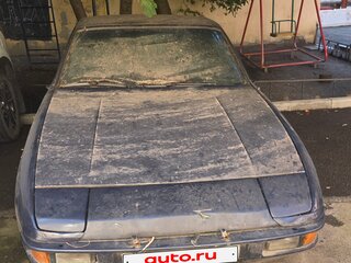 1988 Porsche 924, синий, 350000 рублей, вид 1