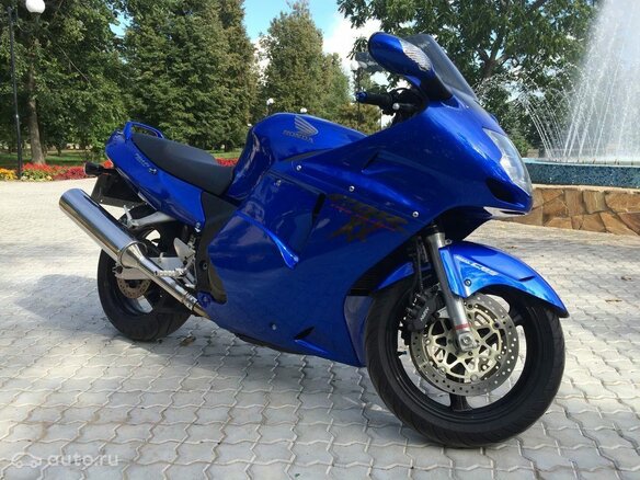 1999 Honda CBR 1100 XX, синий, 500000 рублей - вид 1