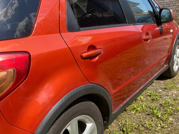 2008 Suzuki SX4 I (Classic), красный - вид 7