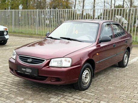 2011 Hyundai Accent ТагАЗ II, красный, 414000 рублей, вид 3