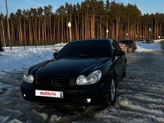 2005 Hyundai Sonata IV (EF) Рестайлинг, чёрный, 389000 рублей, вид 1