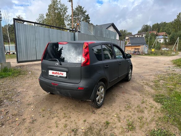 2007 Nissan Note I, чёрный, 310000 рублей - вид 3