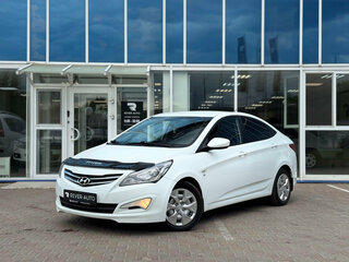 2016 Hyundai Solaris I Рестайлинг, белый, 870000 рублей, вид 1