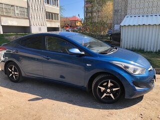 2014 Hyundai Elantra V (MD) Рестайлинг, синий, 880000 рублей, вид 3