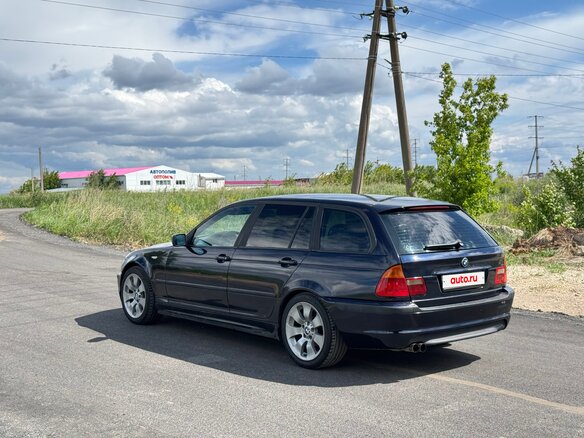 2001 BMW 3 серии 316i IV (E46) Рестайлинг, синий, 630000 рублей - вид 4