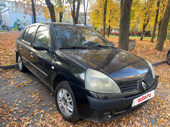 2006 Renault Symbol I Рестайлинг 2, чёрный, 300000 рублей - вид 2