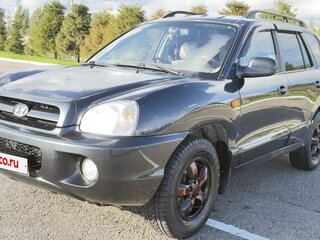 2007 Hyundai Santa Fe Classic Classic, чёрный, 650000 рублей, вид 1