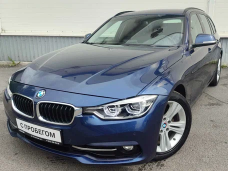 2019 BMW 3 серии 318d VI (F3x) Рестайлинг, синий, 1619000 рублей, вид 2