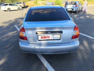 2007 Hyundai Accent ТагАЗ II, серебристый, 710000 рублей, вид 2