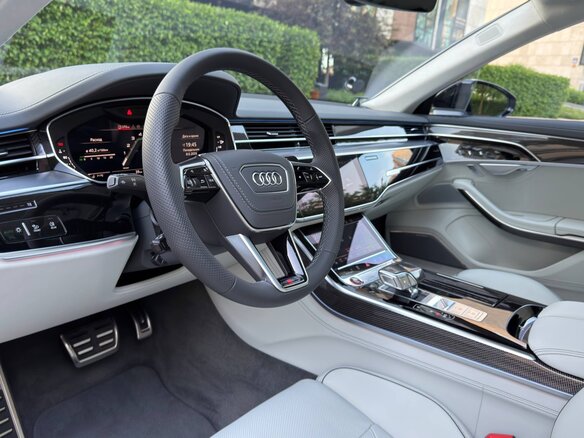 2025 Audi S8 IV (D5) Рестайлинг, серый - вид 19