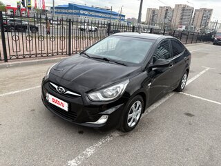 2011 Hyundai Solaris I, чёрный, 780000 рублей, вид 1