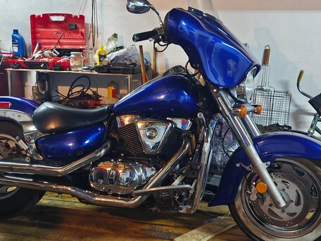 2002 Suzuki Intruder VL 1500 LC, синий, 520000 рублей, вид 1