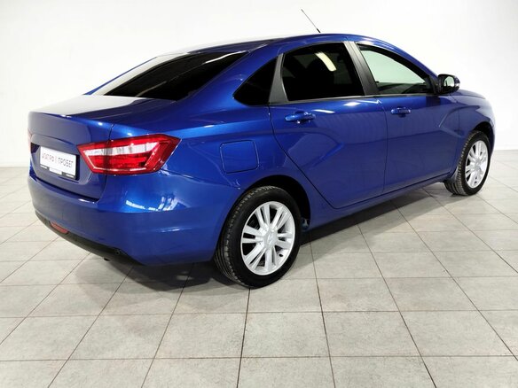 2021 Lada (ВАЗ) Vesta I, синий - вид 4