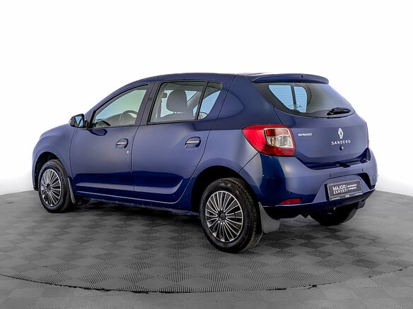 2018 Renault Sandero II Рестайлинг, синий - вид 6