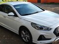 2019 Hyundai Sonata VII (LF) Рестайлинг, белый - вид 4