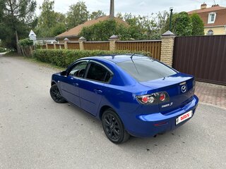 2008 Mazda 3 I (BK) Рестайлинг, синий, 600000 рублей, вид 3