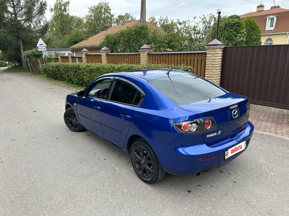 2008 Mazda 3 I (BK) Рестайлинг, синий, 600000 рублей - вид 2