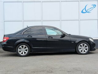 2012 Mercedes-Benz C-Класс 180 BlueEFFICIENCY III (W204) Рестайлинг, чёрный, 1170000 рублей, вид 4